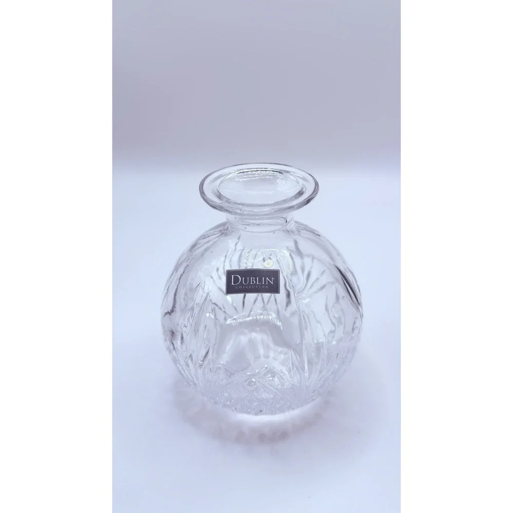 Dublin Crystal Bubble Vase Glass|Home Decor|Flower Holder|New